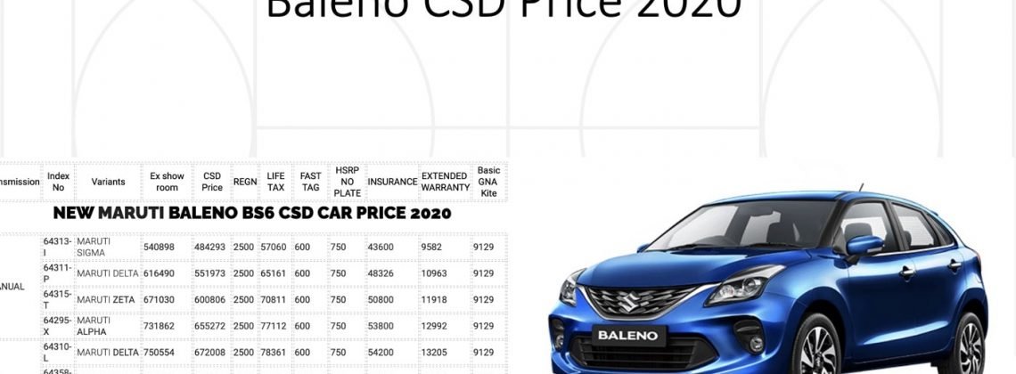 baleno csd price