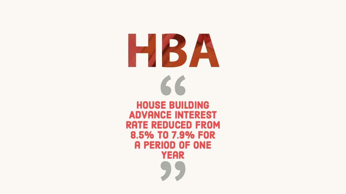 House Building Advance