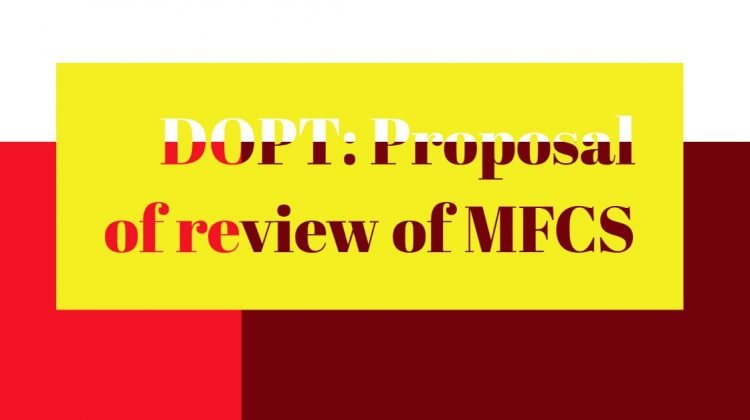 DOPT_ Proposal of review of MFCS