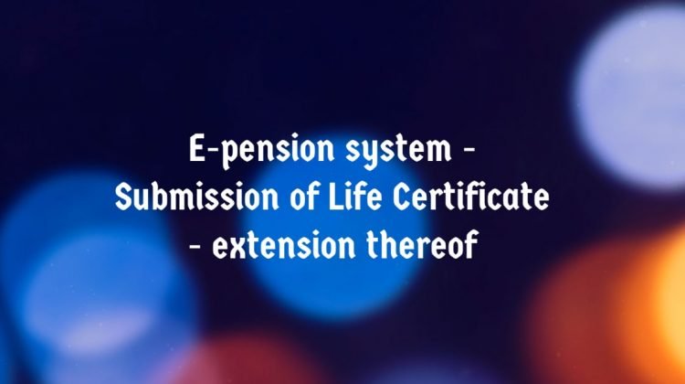 E-pension system