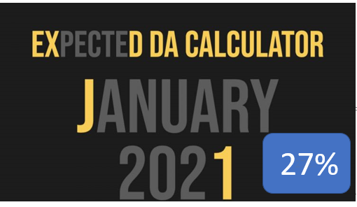 expected da from jan 2021